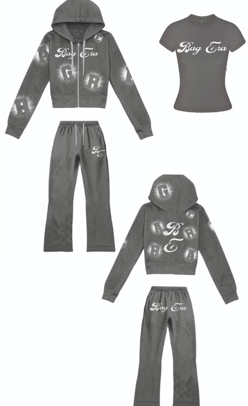 Bagera woman cropped “Baby Tee” Set