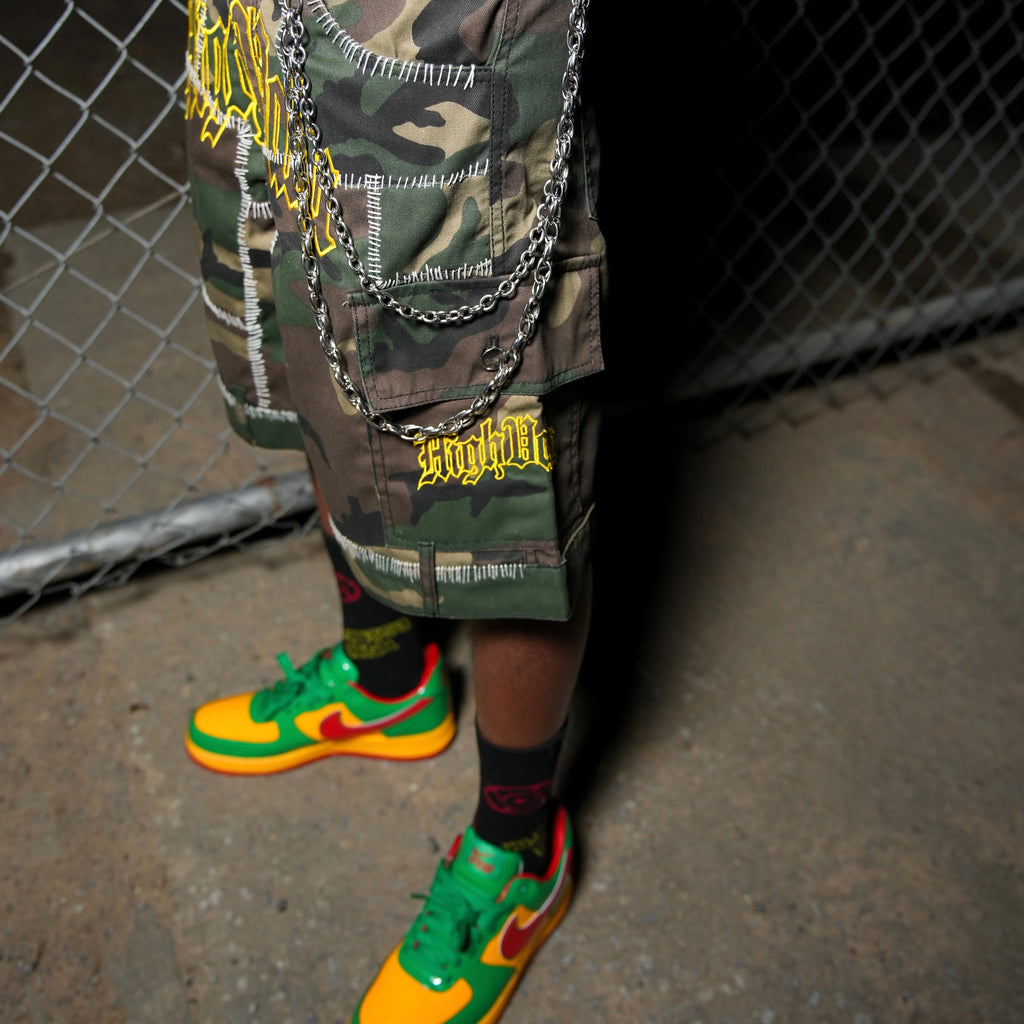 Highvalu stitched camo shorts