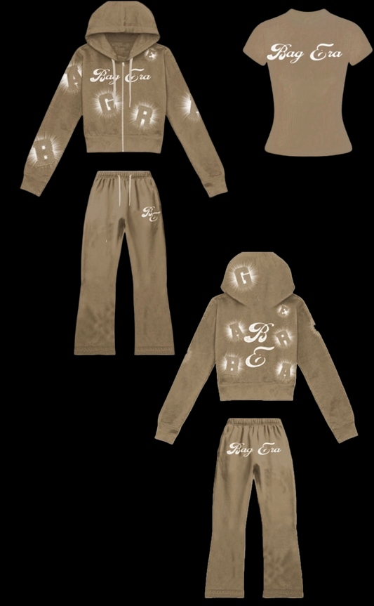 Bagera woman cropped “Baby Tee” Set